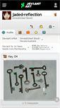 Mobile Screenshot of jaded-reflection.deviantart.com