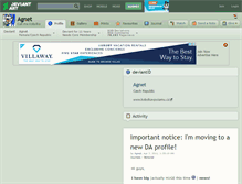 Tablet Screenshot of agnet.deviantart.com