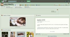 Desktop Screenshot of custom3dgraphics.deviantart.com