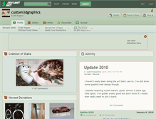 Tablet Screenshot of custom3dgraphics.deviantart.com