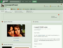 Tablet Screenshot of livelongandprosper.deviantart.com