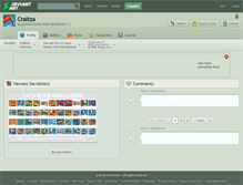Tablet Screenshot of craitza.deviantart.com