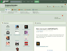 Tablet Screenshot of gorgeousgeorgius.deviantart.com