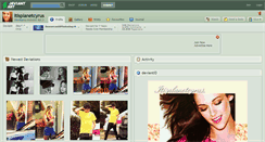 Desktop Screenshot of itisplanetcyrus.deviantart.com