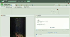 Desktop Screenshot of brokenvolt.deviantart.com