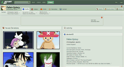 Desktop Screenshot of fallen-quincy.deviantart.com