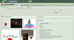 Desktop Screenshot of crimsonrain83092.deviantart.com