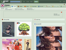Tablet Screenshot of chezzz.deviantart.com