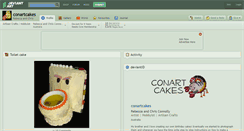 Desktop Screenshot of conartcakes.deviantart.com