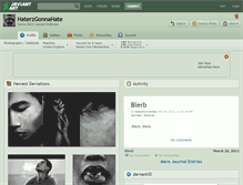 Tablet Screenshot of haterzgonnahate.deviantart.com