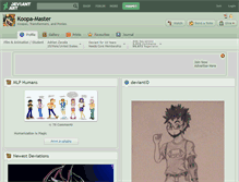 Tablet Screenshot of koopa-master.deviantart.com