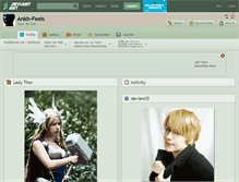 Tablet Screenshot of ankh-feels.deviantart.com