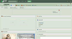 Desktop Screenshot of crasymad.deviantart.com
