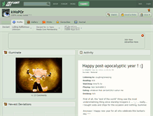 Tablet Screenshot of kwopor.deviantart.com