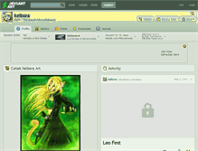 Tablet Screenshot of kelbora.deviantart.com