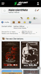 Mobile Screenshot of malevolentnate.deviantart.com