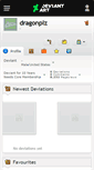 Mobile Screenshot of dragonplz.deviantart.com