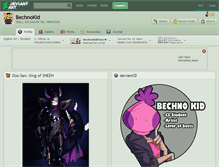 Tablet Screenshot of bechnokid.deviantart.com