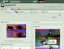 Tablet Screenshot of lotsoferaserdust.deviantart.com