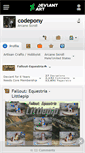 Mobile Screenshot of codepony.deviantart.com