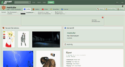 Desktop Screenshot of maxicube.deviantart.com
