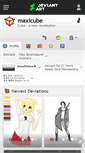 Mobile Screenshot of maxicube.deviantart.com