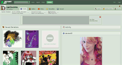 Desktop Screenshot of canoworms.deviantart.com