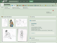 Tablet Screenshot of joyxinhaa.deviantart.com
