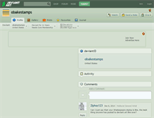 Tablet Screenshot of obakestamps.deviantart.com