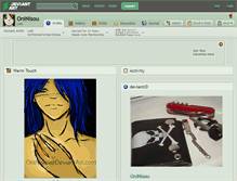 Tablet Screenshot of oninisou.deviantart.com
