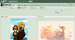 Desktop Screenshot of magical-tear.deviantart.com