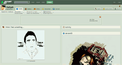 Desktop Screenshot of haliyah.deviantart.com