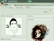 Tablet Screenshot of haliyah.deviantart.com