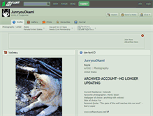 Tablet Screenshot of junryouokami.deviantart.com