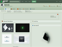 Tablet Screenshot of benrulz.deviantart.com