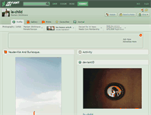 Tablet Screenshot of la-child.deviantart.com
