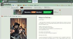 Desktop Screenshot of docredfield.deviantart.com