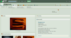 Desktop Screenshot of designerlove.deviantart.com