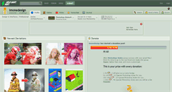 Desktop Screenshot of imonedesign.deviantart.com