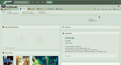 Desktop Screenshot of hyperlime.deviantart.com