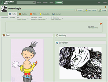 Tablet Screenshot of hokewingla.deviantart.com