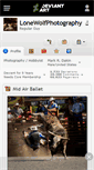 Mobile Screenshot of lonewolfphotography.deviantart.com