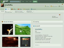Tablet Screenshot of mxsuperfly.deviantart.com