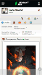 Mobile Screenshot of lacedmoon.deviantart.com