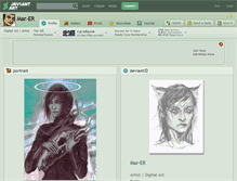 Tablet Screenshot of mar-er.deviantart.com