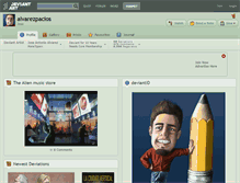 Tablet Screenshot of alvarezpacios.deviantart.com