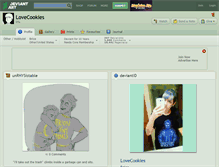 Tablet Screenshot of lovecookies.deviantart.com