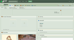 Desktop Screenshot of memys.deviantart.com