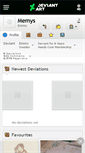 Mobile Screenshot of memys.deviantart.com