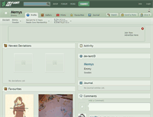 Tablet Screenshot of memys.deviantart.com